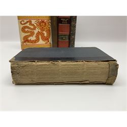 Bertin M. & Breton M.: China Its Costume, Arts, Manufactures etc. 1812 Stockdale London. Four volumes in one. Hand coloured plates. Half leather binding; Doolittle Rev. Justus: Social Life of the Chinese. 1868. Illustrated. Rebound in half morocco with marbled boards; and three other books of eastern interest (5)