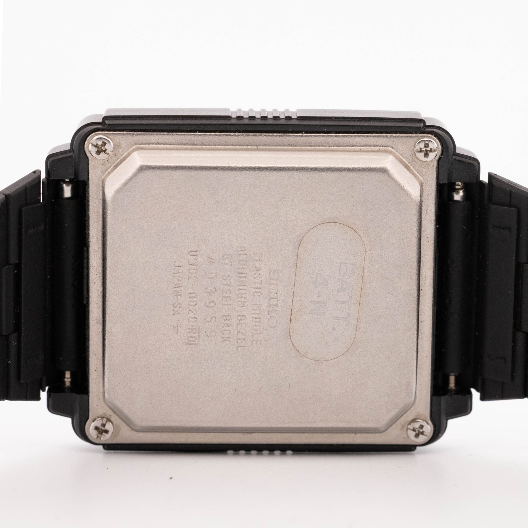 Seiko UC-3000 Memo Diary gentleman's quartz digital wristwatch, boxed with instruction manual and receipt dated 1989