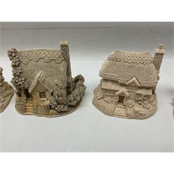 Twenty-three Lilliput Lane models from the Paint Your Own collection, to include Catmint Cottage, Sugar and Spice, Gypsy Cottage, Ruby Cottage and Little Birch, some boxed