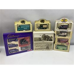 Collection of Diecast models, including examples from Lledo, Majorette, Crown and Blackwell etc 