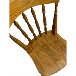 Set of four Farmhouse spindle back chairs