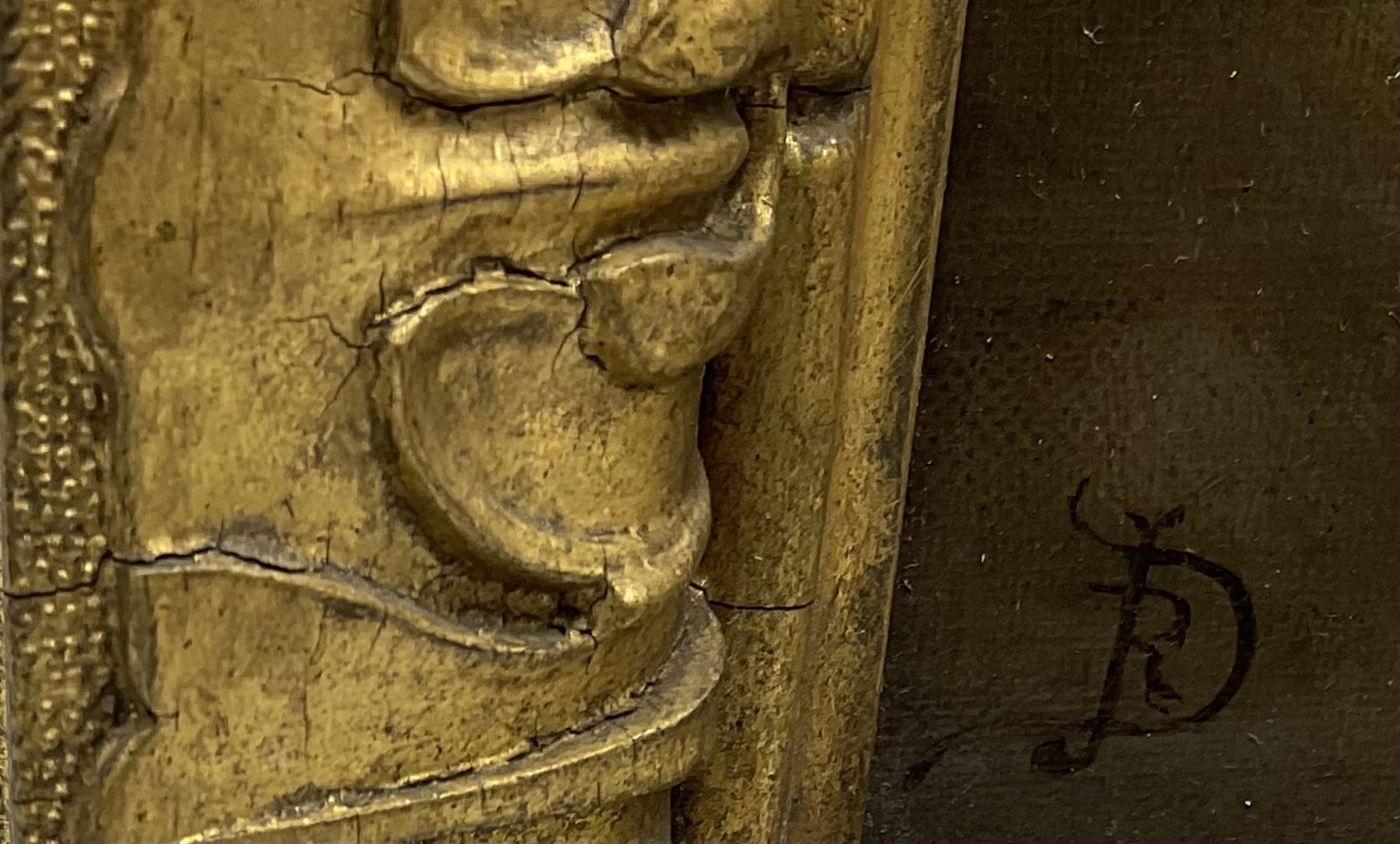 John Robert Dicksee (British 1817-1905): 'The Daughter of the House', oil on canvas signed with monogram, titled verso 45cm x 34cm