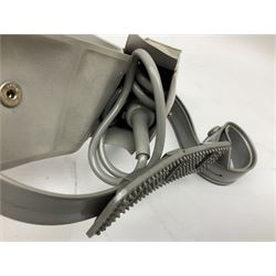 John Lennon interview recording conducted by John Hill student of Hull University on the 16th October 1964 at the A.B.C. Theatre Hull on behalf of the university newspaper 'Torchlight'. The interview lasts eight and a half minutes. It catches John in an upbeat breezy mood answering questions about the following topics: the song writing process ('sometimes you get an idea ....I dunno....my left leg.... and then write about that....'), recording (.... 'they just say - you're recording on such and such a date and they hope we turn up with some good songs written ....'), an alternative career path (.... 'I'd probably just have been a lay-about....'), failing at college (....'some other lads did my exams for me ....'), reading matter ( Clockwork Orange, Alice in Wonderland), his books of prose, tastes in music, the Blues, The Rolling Stones, being a Beatle vis-a-vis anonymity ('Whatever I'd be I'd choose to be rich .... who wants to walk down the street?').
The interview was recorded on 1/4 inch Emitape on a Fi-Cord Fidelity Recording machine. The reel-to-reel tape comes in its original Emitape plastic box and is accompanied by the Fi-Cord reel-to-reel machine on which the interview was originally recorded. Also included in this lot are a copy of the 'Torchlight' newspaper from 21st November 1964, two photographs of the interviewer with John Lennon (the interviewer is pictured to the left of John Lennon in the photograph in which John is signing a sketch) and one photograph of Paul McCartney with another reporter, the largest measures 12 x 16.5cm and a transcript of the interview. The recording is also accompanied by the original Fi-Cord tape recorder with microphone, four original 2v batteries and battery charger. The tape recorder has been adapted to take 3xAA batteries and the 2v battery charger is fitted with a standard UK 3-pin AC plug. The interview was recorded in the press room prior to the Beatles concert at the A.B.C. Theatre and is sold with copyright.