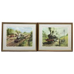 Don Breckon (British 1935-2013): 'Country Connection' and 'Sunday Working', pair colour prints signed dedicated and dated '99 in pencil 30cm x 40cm (2)
