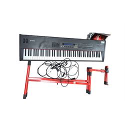 Yamaha S80 keyboard, with Quick Loc stand 