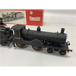 ‘00’ gauge - two kit built steam locomotive and tenders comprising SR/BR Class Q 0-6-0 no.30536 finished in BR black; SR/BR T9 Greyhounds Class 0-6-0 no.30338 finished in BR black; with Wills Finecast boxes (2) 