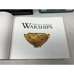 Twenty-seven books of maritime and naval interest including Archibald: The Fighting Ship in the Royal Navy; Chant: The History of the World's Warships; Groner: German Warships 1815-1945; books on seapower, destroyers, battleships, cruisers, seamanship etc