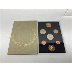 Eleven Great British proof coin sets, dated 1970, 1971, 1972, 1973, 1974, 1975, 1976, 1977, 1978, 1979 and 1981