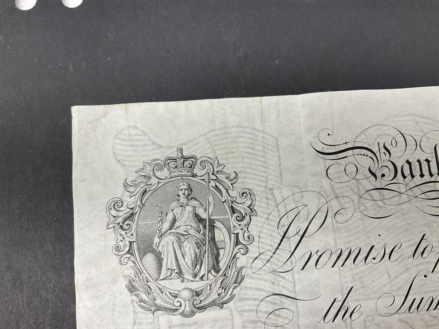 Bank of England Peppiatt white five pound banknote, April 3rd 1947 ‘L82 076450’