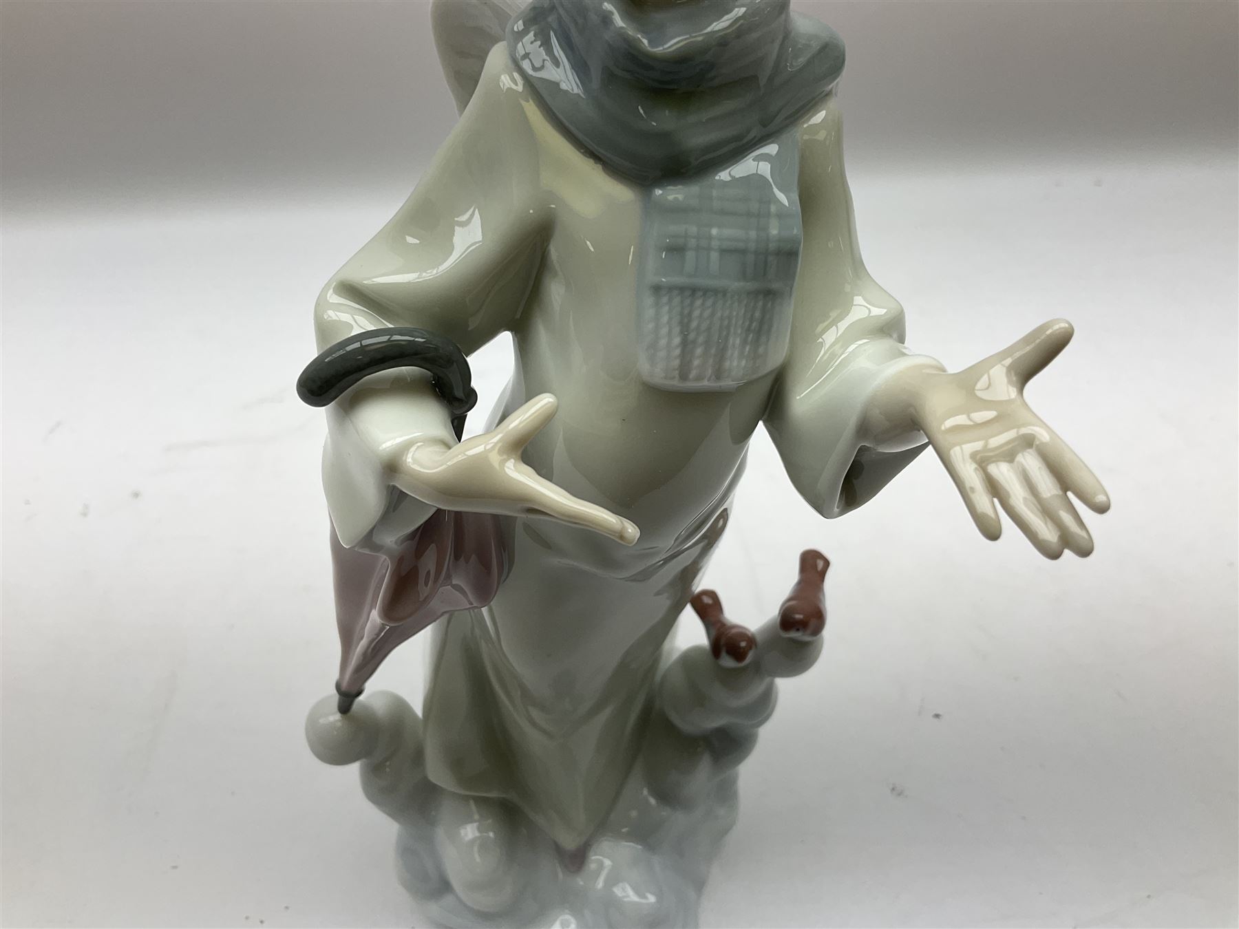 Lladro Season Angels set, comprising Spring Angel no 6146, Fall Angel no 6147, Summer Angel no 6148 and Winter Angel no 6149, all with original boxes, largest example 29cm