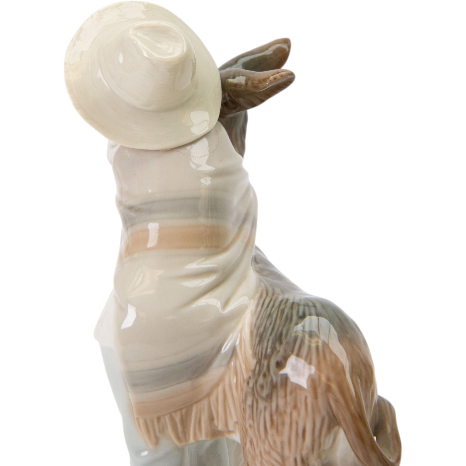 Collection of Lladro figures, including Platero and Marcelino 1181, Grey Squirrel, Geese etc 