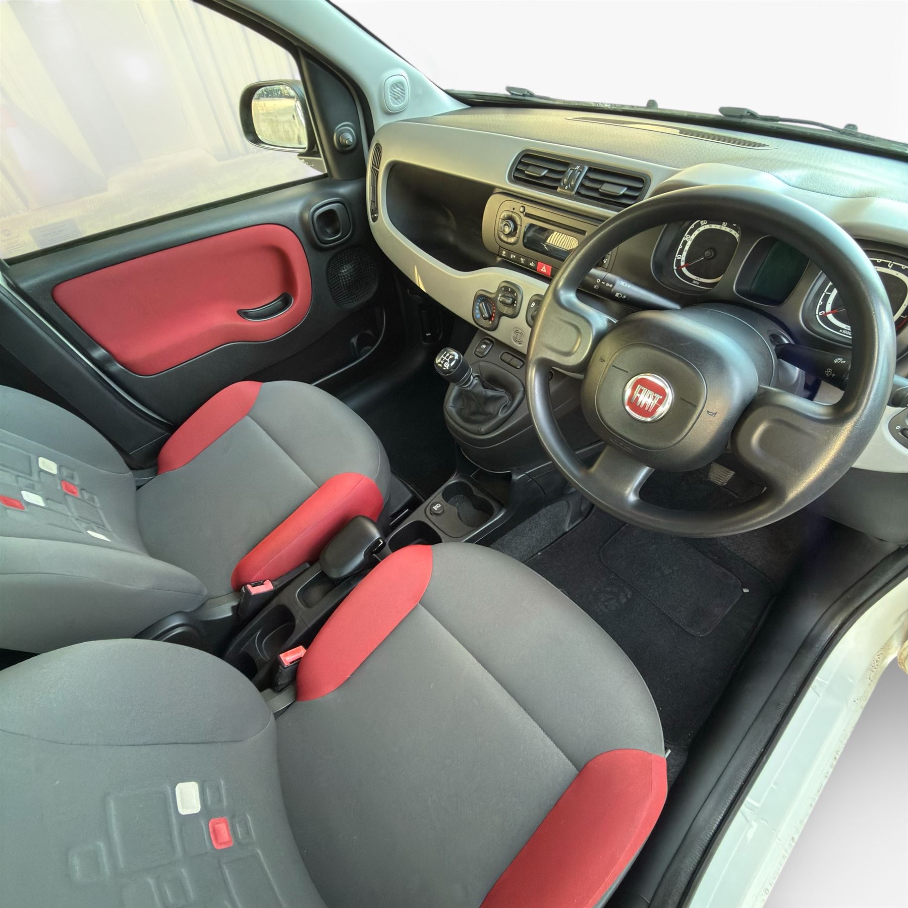 Fiat panda 1.2L petrol, 2014, white, YC14 ZTE, 45000 miles