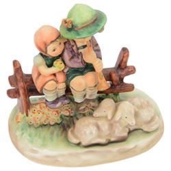 Collection of approximately  thirty four Hummel figures including Barnyard Hero, Strolling Along, Eventide Abendlied, Wayside Harmony etc 