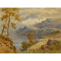 John Wilson Hepple (British 1886-1939): Lakeland Landscape, watercolour signed and dated 1925, 31cm x 41cm