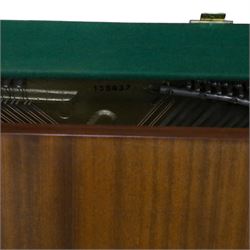 1970s Bentley upright piano, with teak effect veneer, serial no. 138837, H100cm