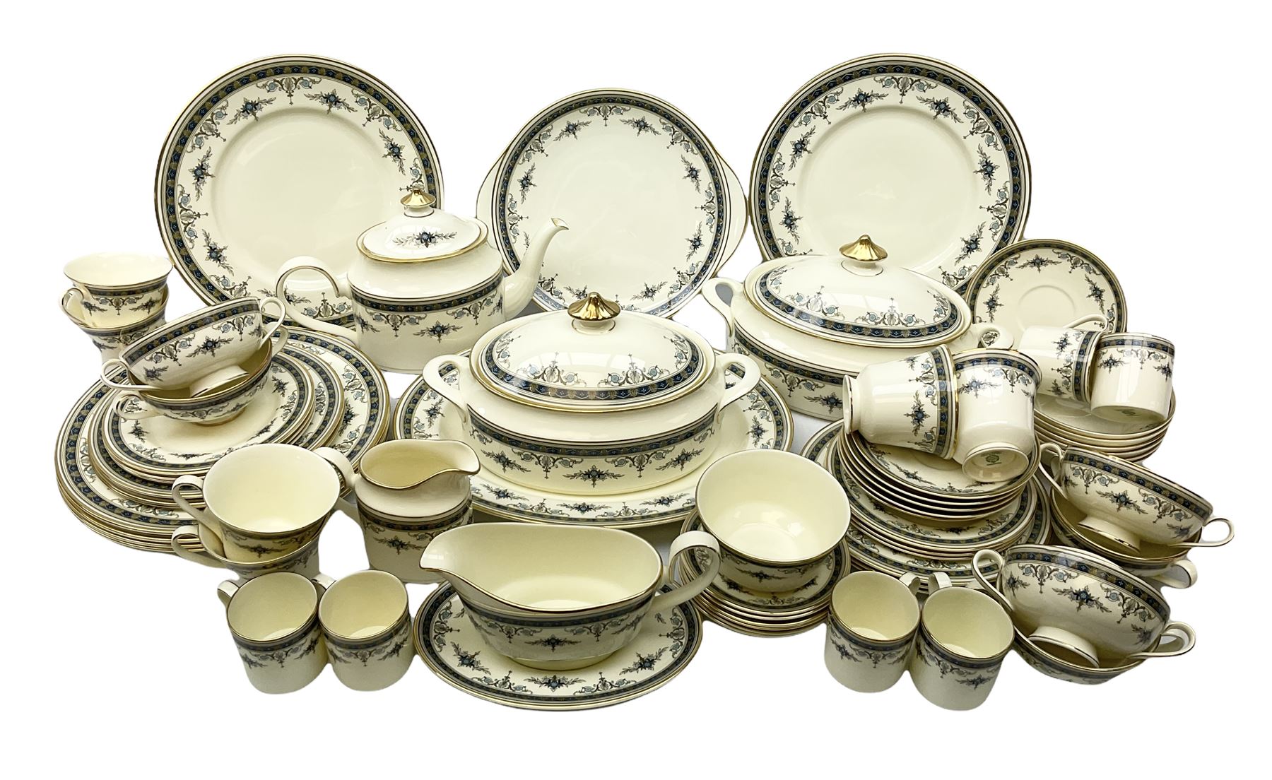 Minton Grasmere pattern dinner and tea service | Antiques