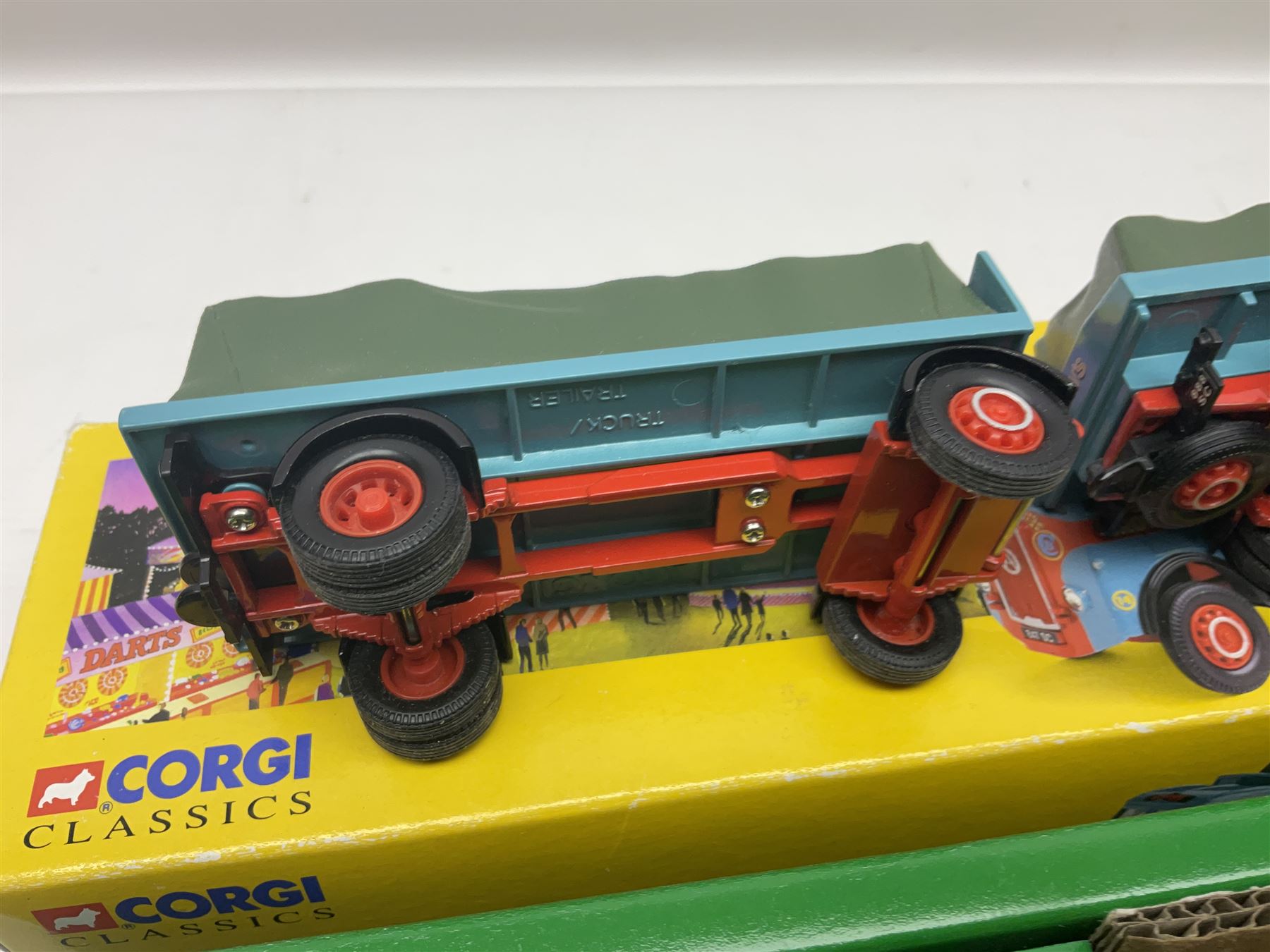 Eight Corgi die-cast models - four limited edition Vintage Glory of Steam Nos.80002, 80005, 80201 & 80205; all boxed with certificates; Classics Showman's Range No.27602; Dibnah's Choice No.CC20202; Road Transport heritage No.CC13306; and Premium limited edition Brewery No.11801; all boxed (8)