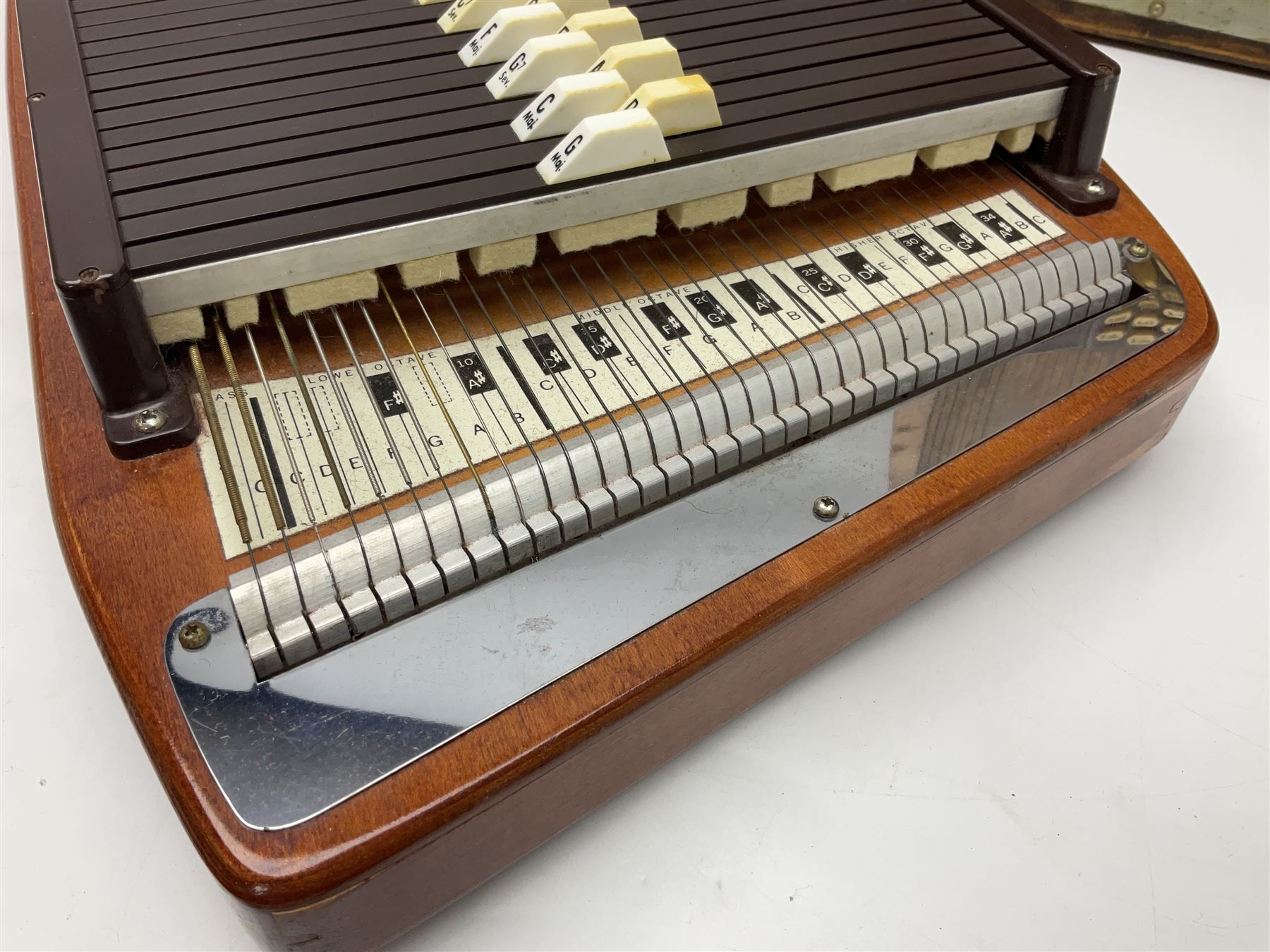 Oscar Schmidt Autoharp L60cm; cased; another uncased; and a Zimmerman Autoharp (3)