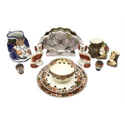 Quantity of ceramics to include toby jug, Hornsea Fauna, vase etc