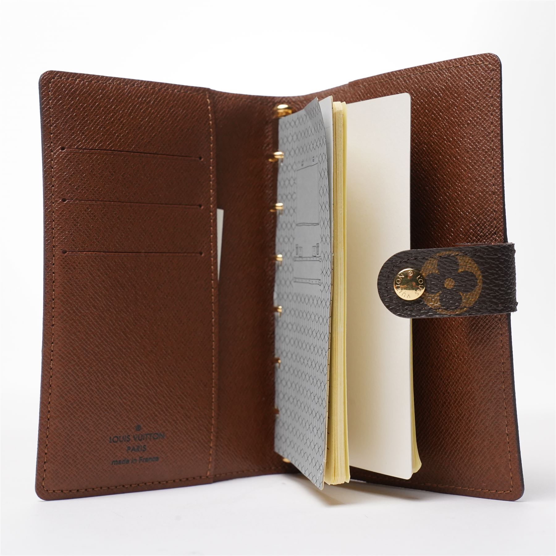 Louis Vuitton - monogram canvas agenda cover, with ring binder interior, unused with original box and dust bag