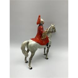 A Beswick model of Lifeguard on grey horse, model no 1624, H25cm. 