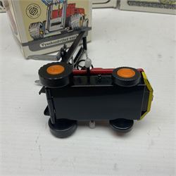 Kovap - eleven tinplate models to include Tractor and Trailer, Road Roller 1927, Moving Moneybox 1924, Hawkeye type B 1924, Boy on a Tricycle; all in original boxes 