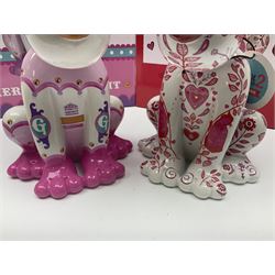 Wallace & Gromit - Gromit Unleashed: two Aardman Animations The Grand Appeal 'Gromit Unleashed' figures comprising Cupid and Merry-Go Gromit, both with boxes