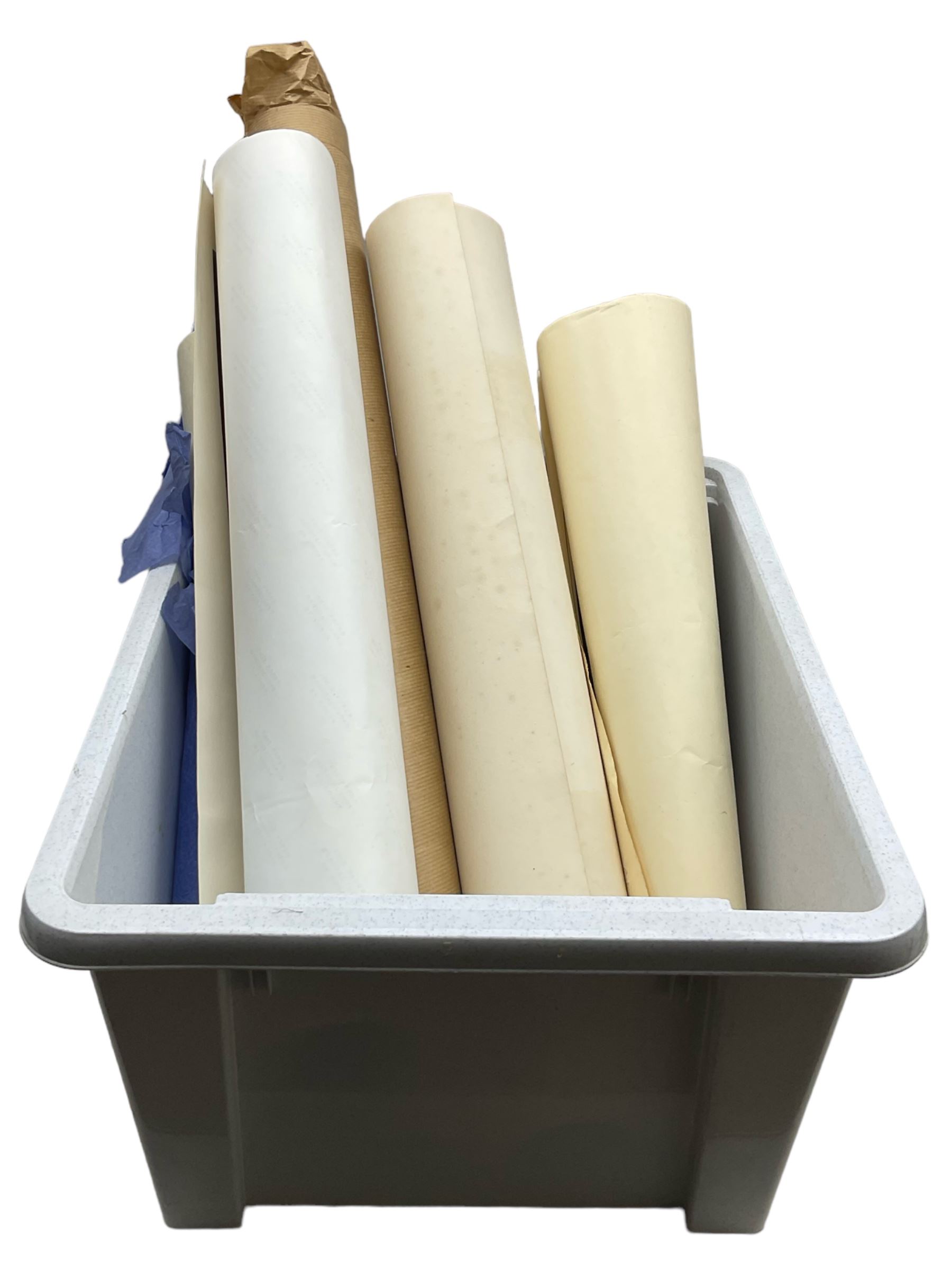 Early 20th century Japanese woodblock print, Mughal school watercolour, and box of unframed prints