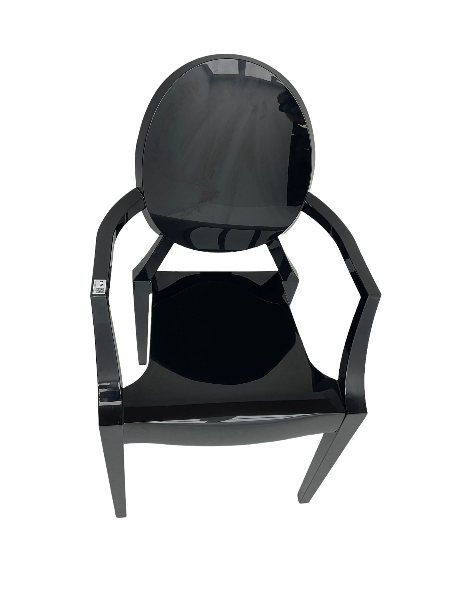 Philippe Starck for Kartell - 'Louis Ghost' chair, in black