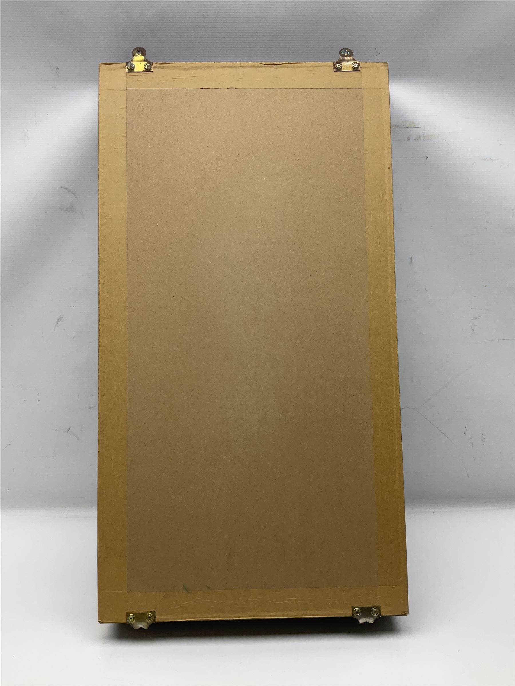 Wall mounting die-cast model display cabinet with glass door and shelves, H80cm, W45cm 