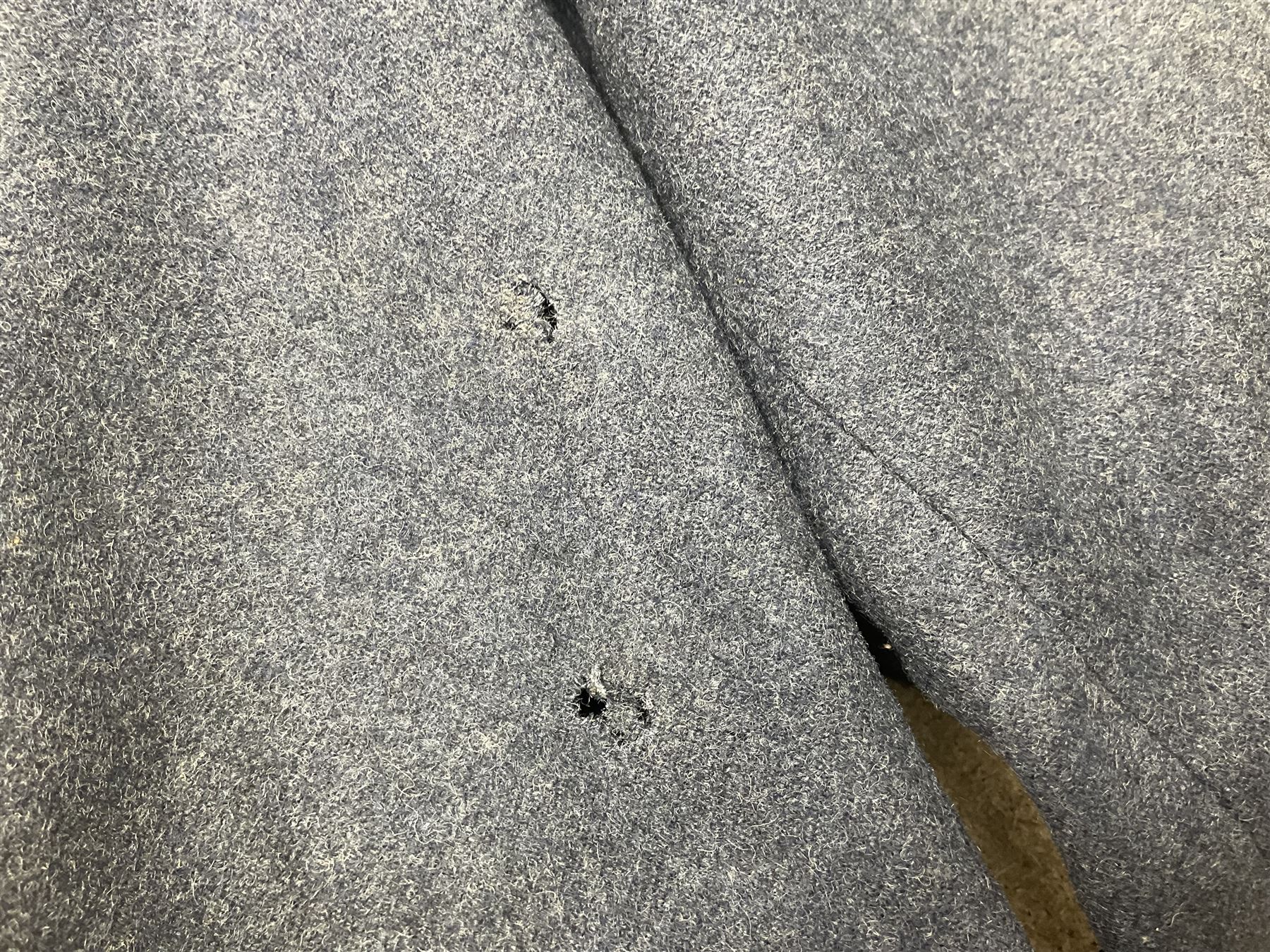 British RAF uniform, including jacket and trousers, modern RAF uniform buttons and a collection of reproduction wartime newspapers