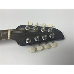 American Sterling T.B.C. Chicago eight-string mandolin with sunburst finish; bears maker's label; L63cm