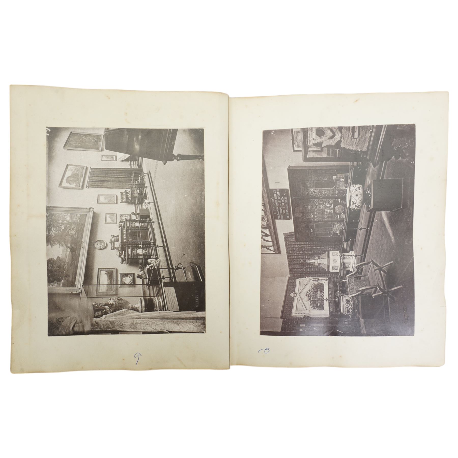 Early 20th century photograph album and contents of approximately 200 photographs and postcards including Alexandra Palace, Isle of Wight, views of Belgaum, India 1917, Palestine and Syria 1917-1919 etc, number of military glass slides and loose photographs