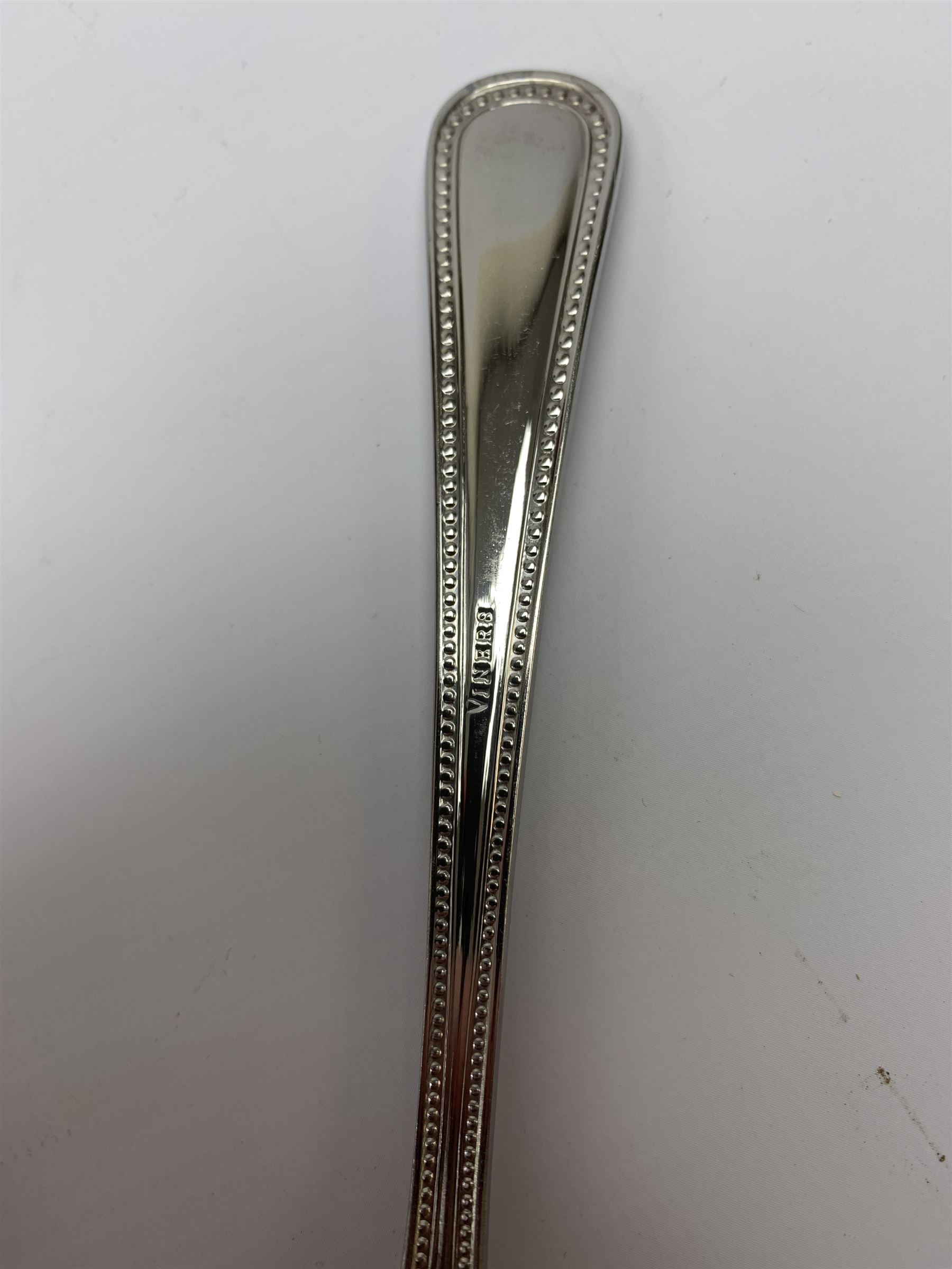 A canteen of Viners Stainless Steel cutlery for twelve place settings. 