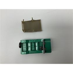 Dinky - Mercedes Benz Racing Car RN 36, No.237; Motorway Police Car No.269; Austin Mini-Moke No.342; Beechcraft S 35 Bonanza Aircraft with two pieces of luggage No.710; all boxed: and Rolls Royce Phantom V Limousine No.152; box base only with no cover (5)