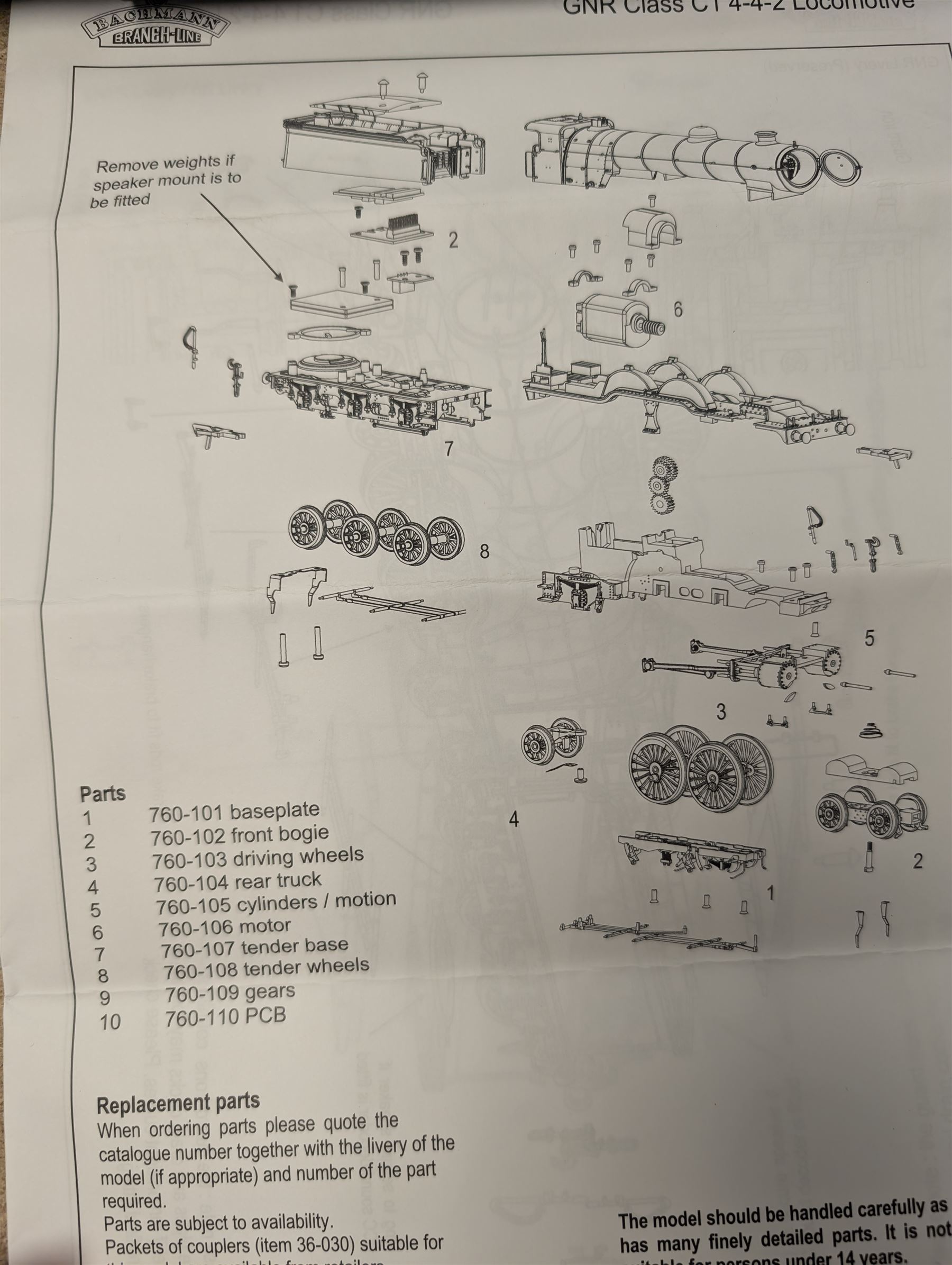 Bachmann '00' gauge 31765NRM National Railway Museum Edition GNR Class C1 Atlantic no. 3251 in LNER green livery, boxed