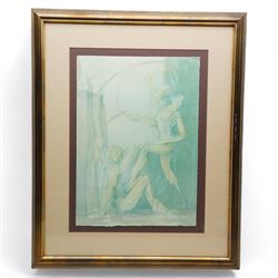 Janet Treby (British 1955-): 'Soft Interlude' 'Calm Seclusion' 'Metamorphosis II' 'Metamorphosis IV', set four limited edition colour prints signed titled and numbered in pencil max 55cm x 44cm (4)