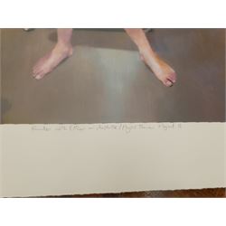 Robert Oscar Lenkiewicz (British 1941-2002): 'Esther Rear View - St Anthony Theme - Project 18', limited edition colour print signed titled and numbered 118/275 in pencil 74cm x 62cm with full margins (unframed)