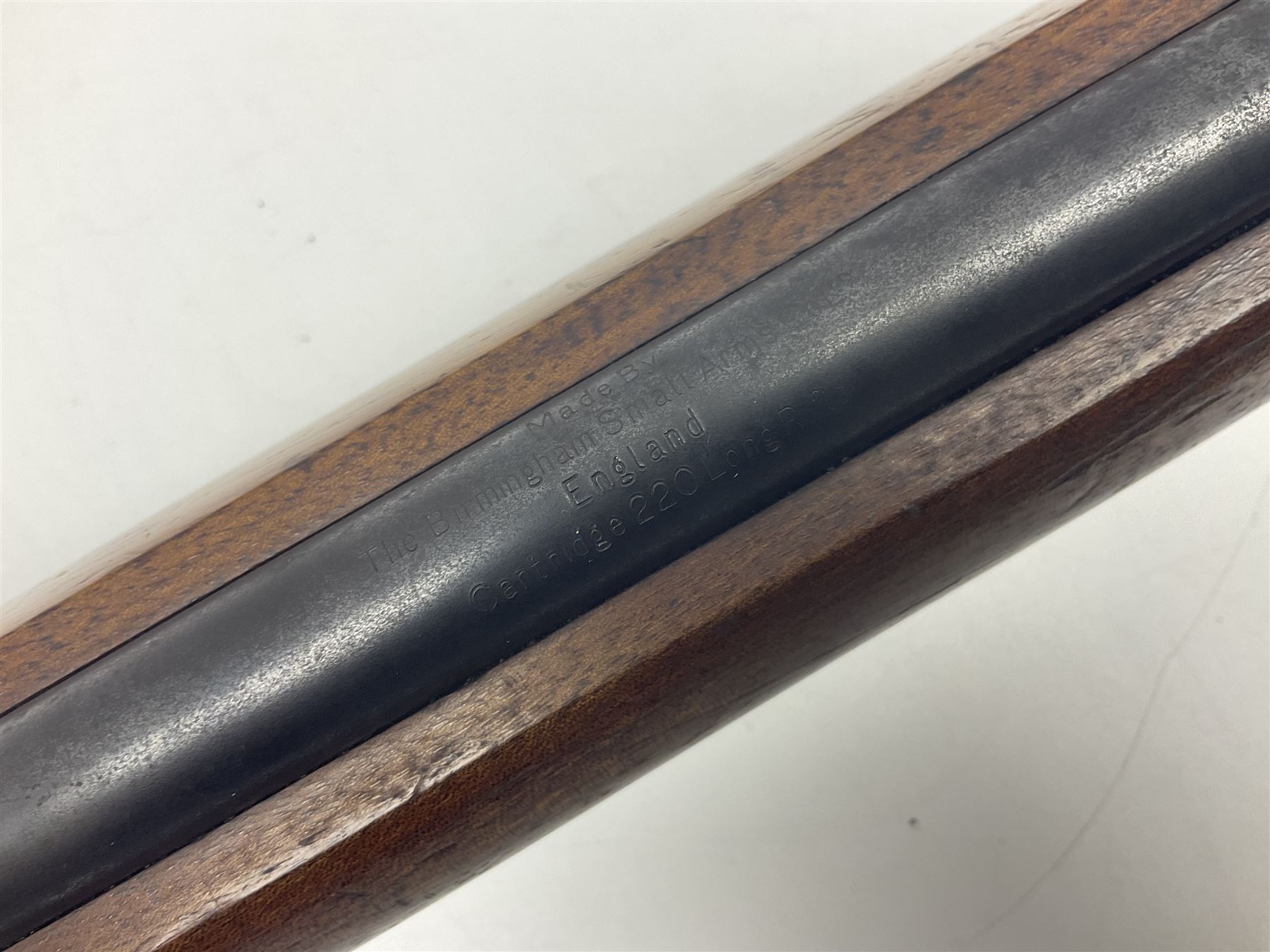 SECTION 1 FIRE-ARMS CERTIFICATE REQUIRED - BSA Martini action .22 long round target rifle, the 63.5cm(25