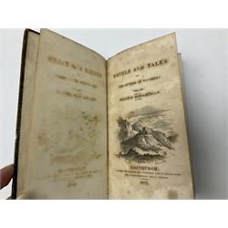 Sir Walter Scott; 15 volume set of the Waverley novels, published in Edinburgh in 1821