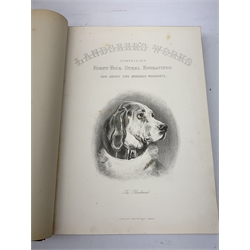 Landseer's Works, Vol I, comprising Forty-Four Steel Engravings and about Two Hundred Woodcuts, London: Virtue & Co Limited, leather and tool bound. 