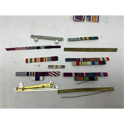 Japanese Order of the Sacred Treasure Medal (Zaihosho) in lacquered box; Norwegian Grunnlovsdag 1945 Medal with National Flag ribbon; three school attendance medals; four Royalty commemorative medals including both Victoria jubilees; quantity of medal ribbons and medal bars; medal issue boxes; badges; booklets etc