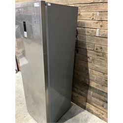 Kenwood upright freezer, eight drawers with ice box, grey finish