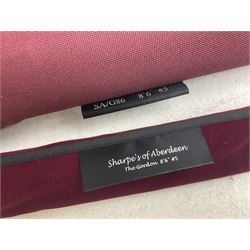 Five fly fishing rods, to include Greys Greyflex M2, Greys Missionary 9'3 etc, together with fly reel, flies, Wychwood fishing bag and various fishing other tackle items 