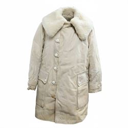 Swedish army field coat, M1909, with a sheepskin lining White 