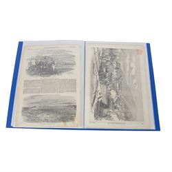 London Illustrated News, collection of articles and images relating to the Crimean War 1854-56 contained  a folder with other fifty items 