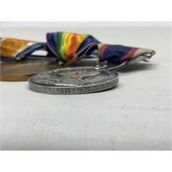 WW1 British Royal Navy Campaign and Royal Naval Fleet Reserve Long Service and Good Conduct group of five medals comprising British War Medal, 1914-15 Star and Victory Medal awarded to SS.113274 J.W. Baines Sto.1 R.N.; Naval general Service Medal to J.W. Baines Sto.1 N.B.; and Royal Fleet Reserve Long Service and Good Conduct Medal to SS.113274 (Dev. B.7397) J.W. Baines Sto.1 R.F.R.; all with ribbons