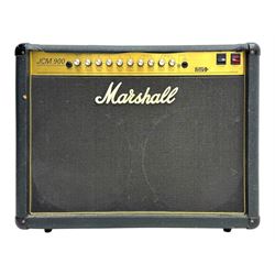 Marshall JCM 900 Model 4102 100W Hi Gain Dual Reverb guitar amplifier with Marshall pedal, amp H50cm