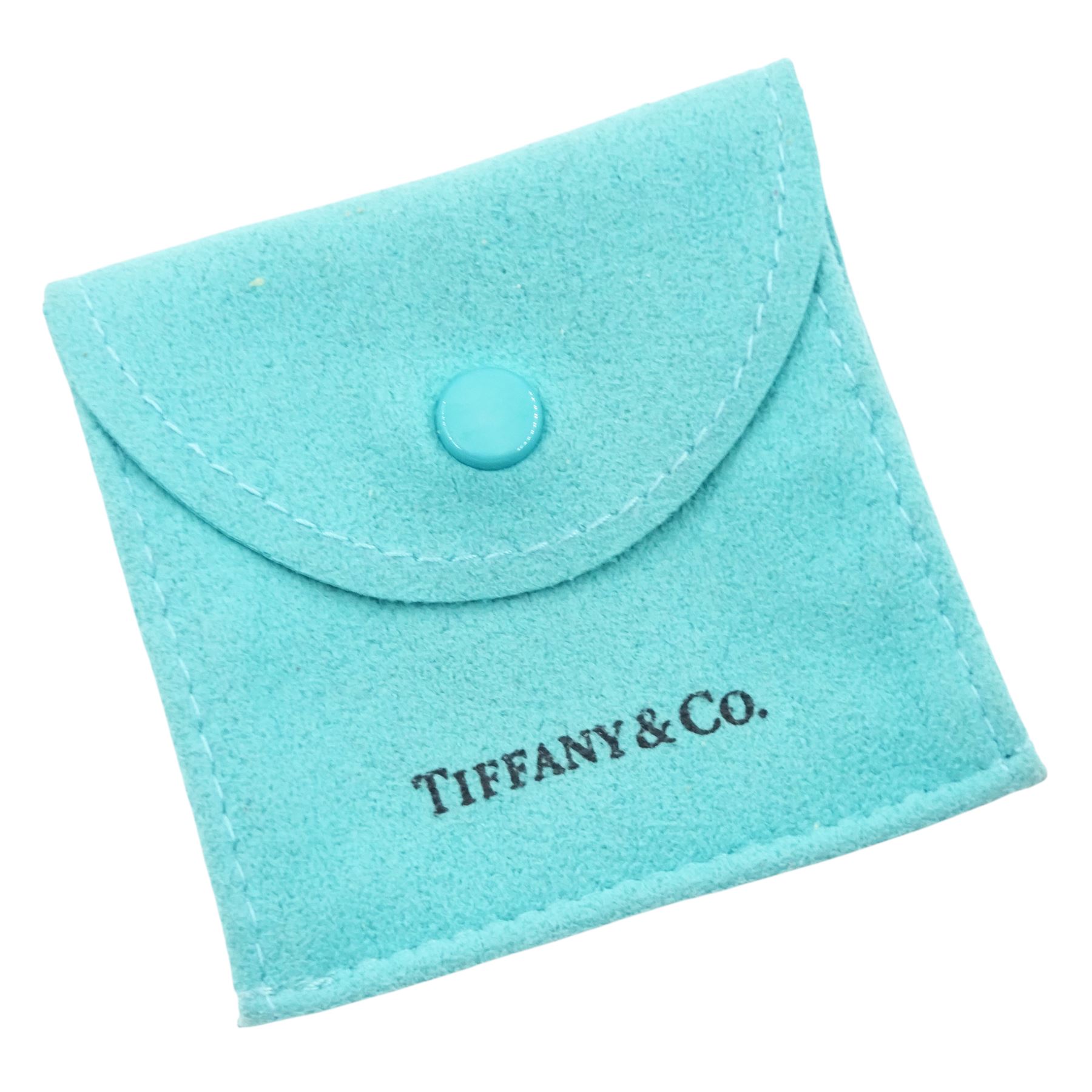 Tiffany & Co 'Diamonds by the Yard' 18ct gold single stone round brilliant cut diamond necklace, designed by Elsa Peretti, diamond approx 0.25 carat