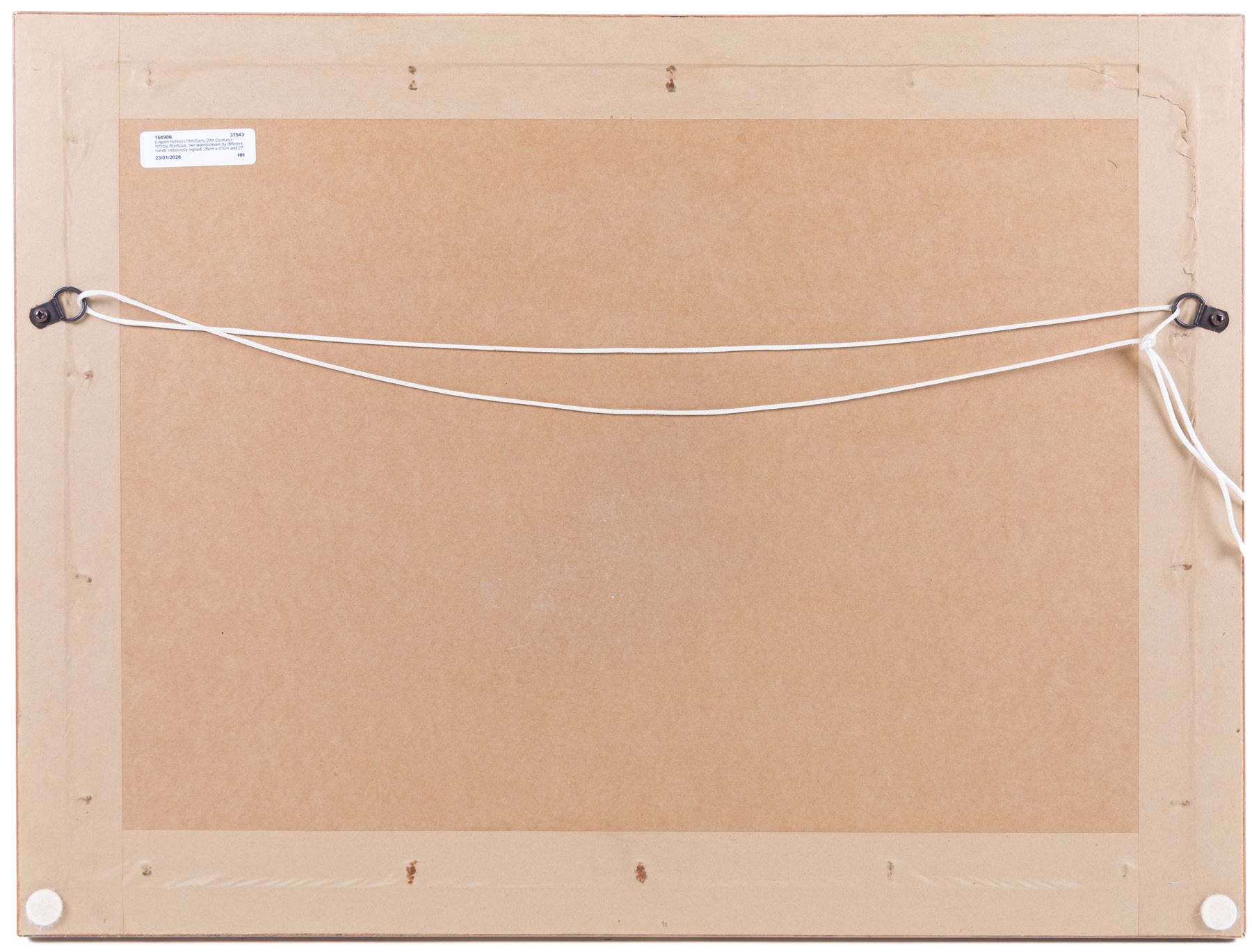English School (19th/Early 20th Century): Whitby Rooftops, two watercolours by different hands indistinctly signed, 26cm x 41cm and 27cm x 36cm (2)